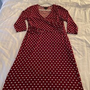 Slimming & Stylish! TravelSmith Faux Wrap Dress – Size L
